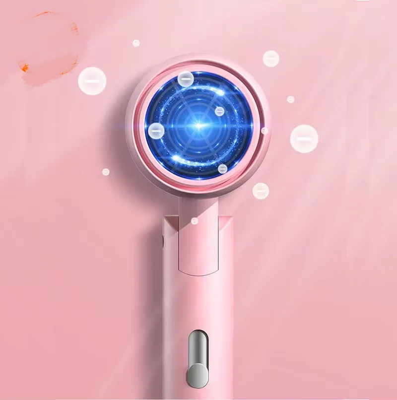 Mini Folding Hairdryer 750W with Carrying Bag Hot Air Anion Hair Care for Home Travel Hair Dryer Dormitory Blow Drier 6