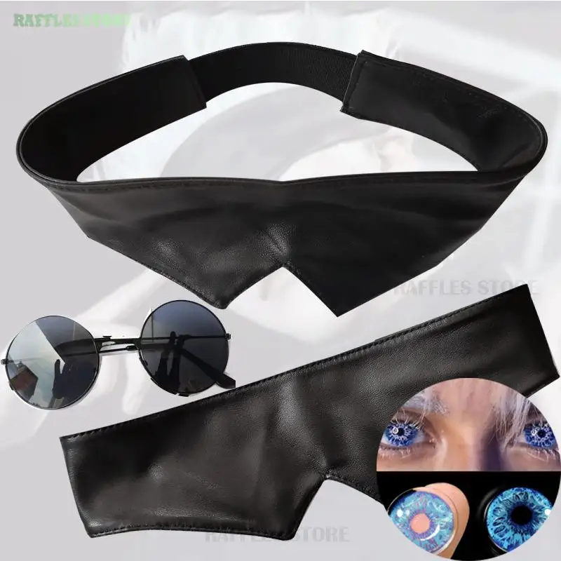 

Jujutsu Kaisen Gojo Satoru Cosplay Props Lenses Glasses Prop Anime Cosplay Mask Metal Frame Sunglasses Gift Accessories