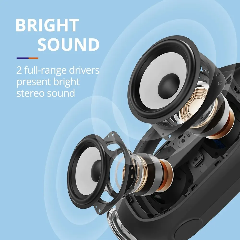 Tronsmart Bang SE Bluetooth Speaker with Bluetooth 5.3 Portable Handle 24-Hour Playtime for Party Camping