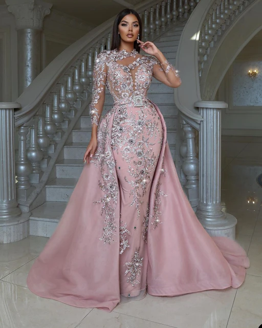 Sleeveless Pink Evening Dresses from The Darius USA Collection