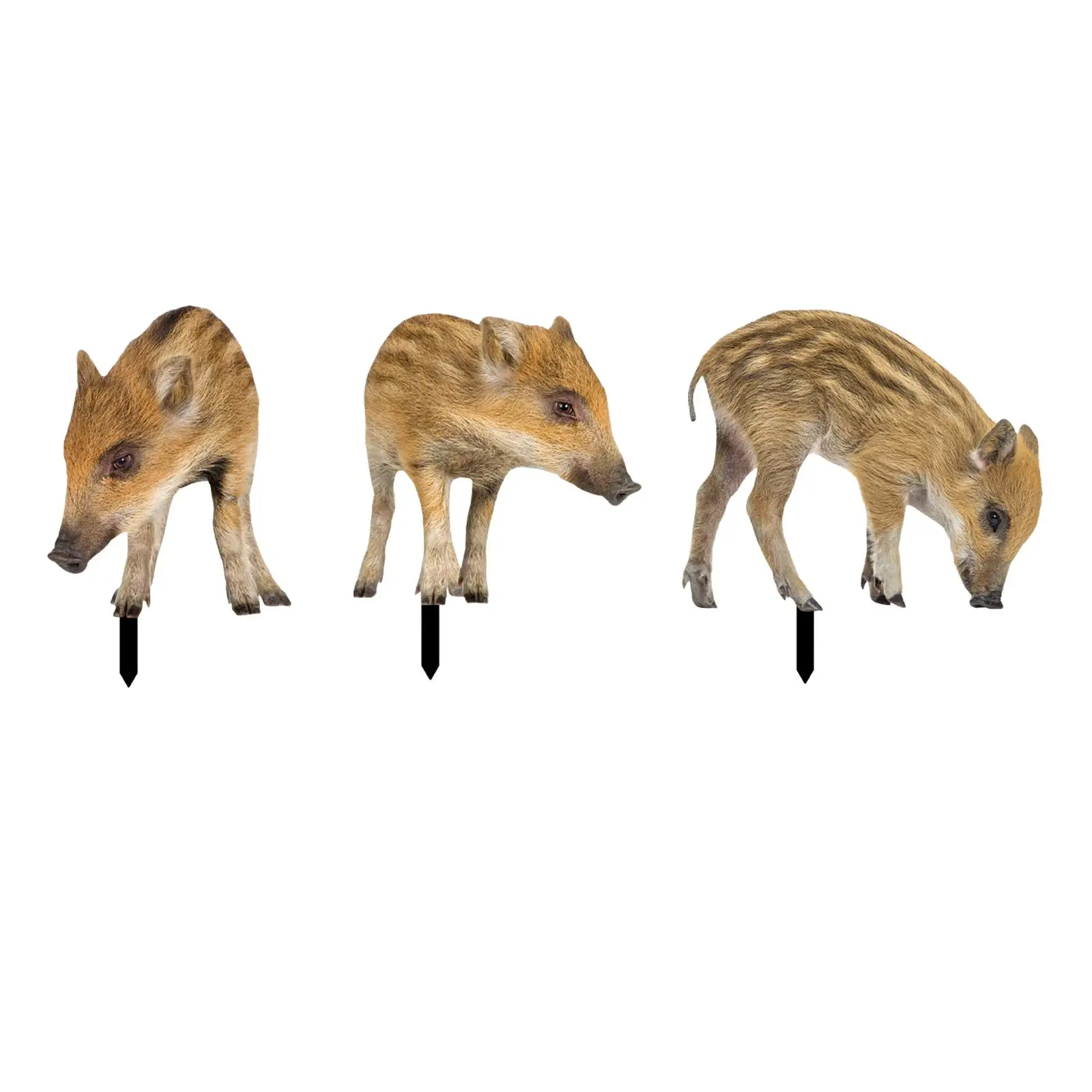 

Animal Statue Stakes Pig Realistic Sculpture for Courtyard Pathway Lawn Yard