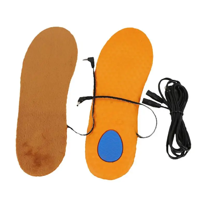 

Перезаряжаемые стельки для занятий спортом на открытом воздухе, подогреватель для ног с зарядкой от USB, термостельки для зимнего использования, можно стирать, подогрев обуви