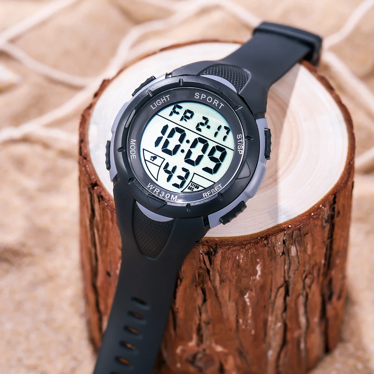 Men Watch Sport Cool Luminous High-end Silicone Strap Military Wrist Watch Led Calendar Waterproof Digital Watch Reloj De Hombre