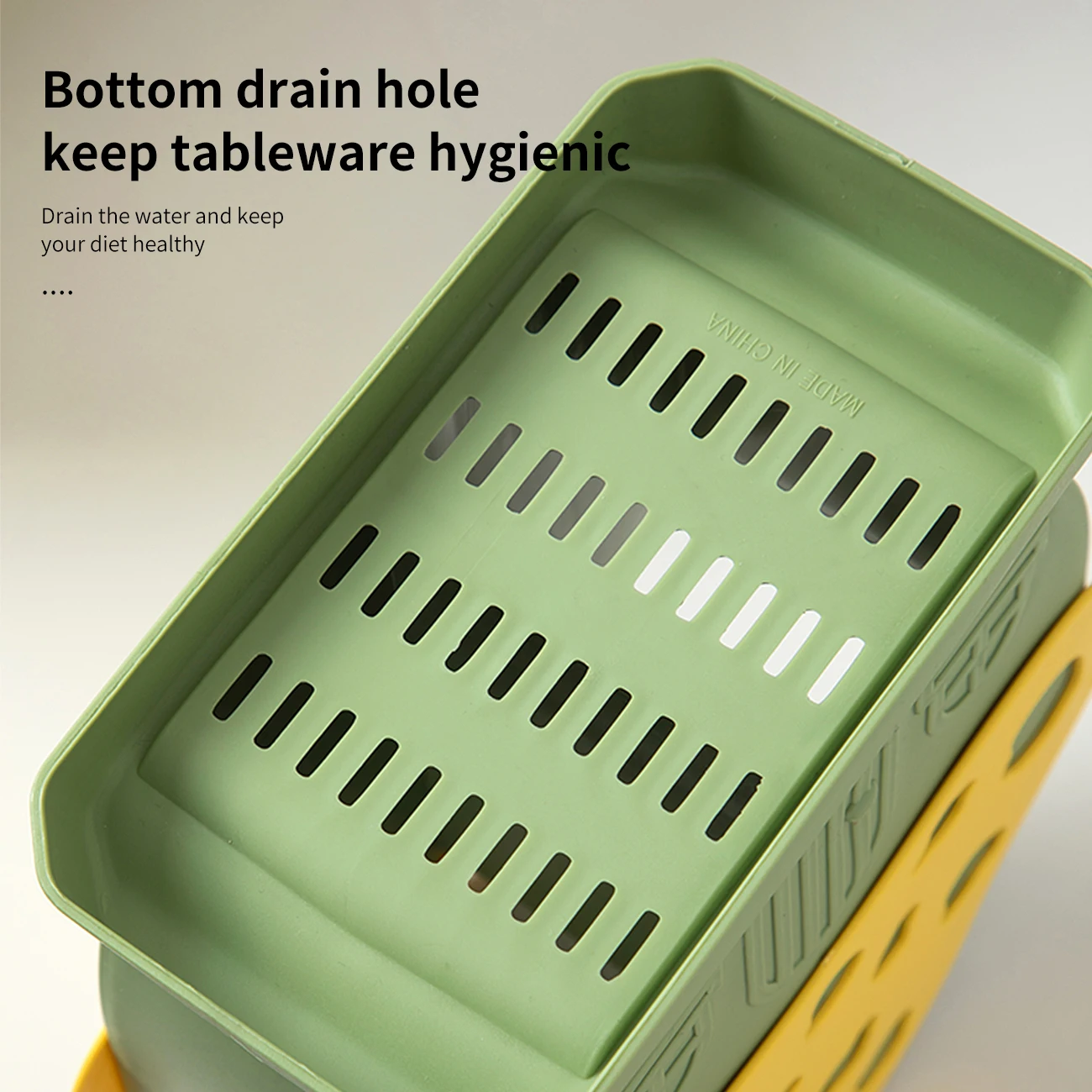 Cute Kitchen Tableware Storage Rack Hollow Drainer Spoon Fork Holder