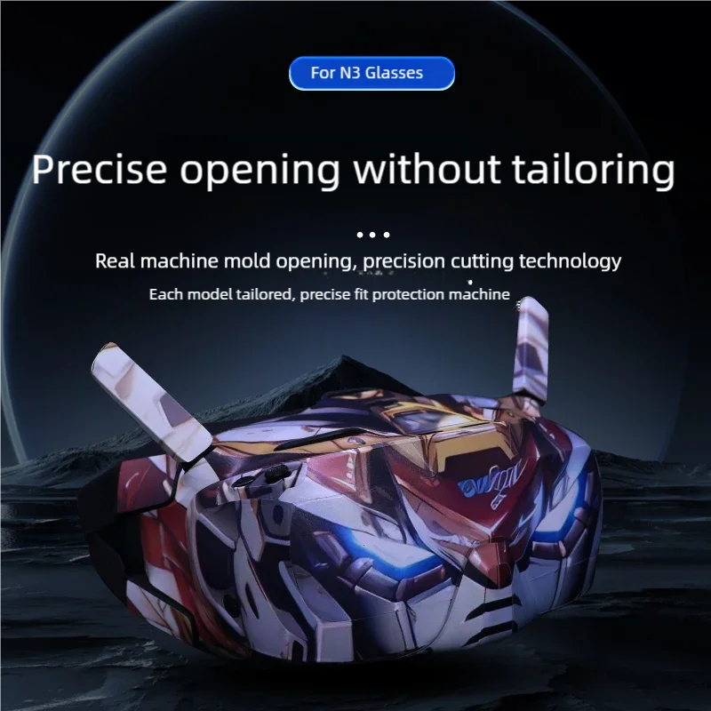 For DJI Goggles N3 Stickers NEO Flying Glasses N3 Decorative Decals PVC Waterproof Skin Anti-scratch Protective Film Accessories