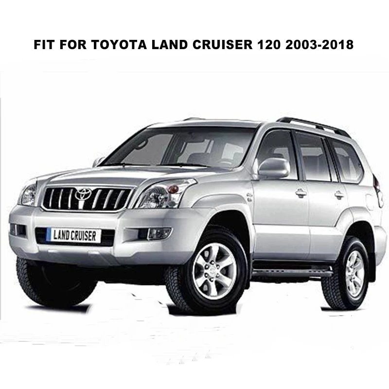 Дефлектор боковых окон для Toyota Land Cruiser Prado 120 Fj120 2003-2020, погодозащитный козырек для двери, аксессуары для защиты от ветра, дождя и солнца (art.: 3920b366f9307) - 3920b366f9307