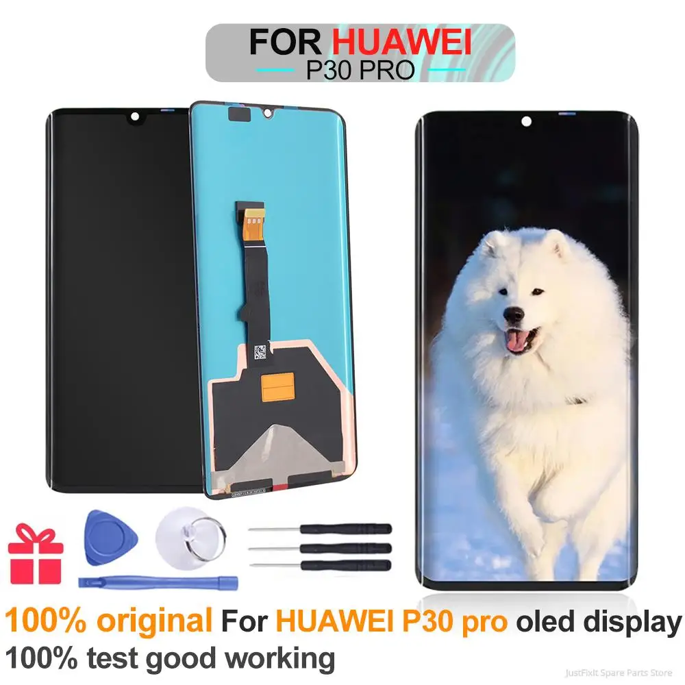 Difetto Per Huawei P30 Pro Display Lcd Touch Screen Originale P30Pro Display Lcd Touch Digitizer Assembly Vog-L29