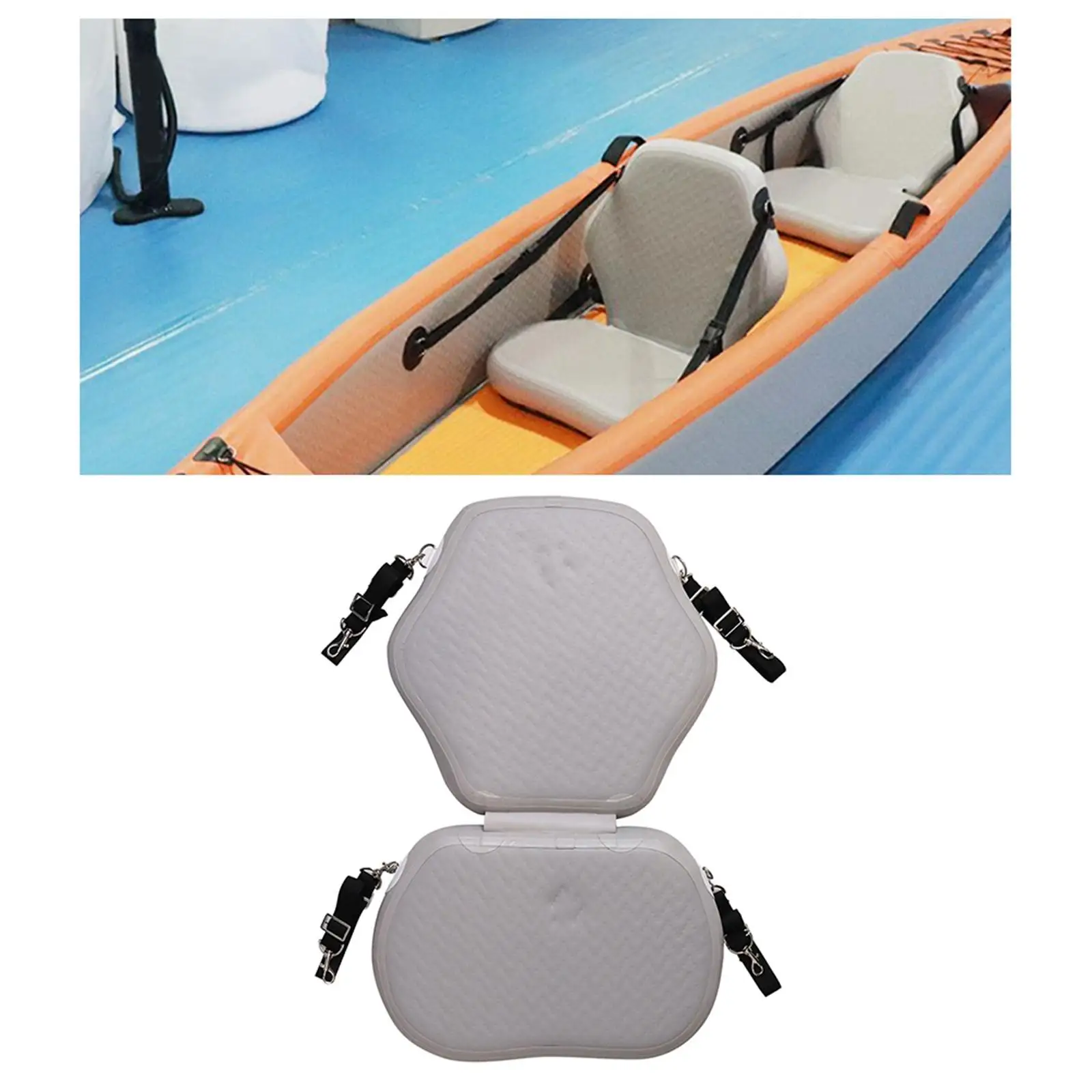 Inflatable Paddle Board Seat Waterproof Comfortable Kayak Seat for Kayak Accessories myboat waterproof extra wide inflatable board 11 6 ×34 ×6 removable fins backpack two blade floating paddles kayak seat unisex