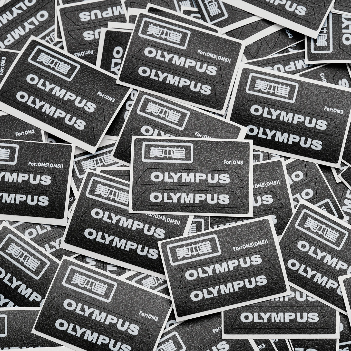 Mebont Olympus 로고 스티커 Om5om3 모델과 호환되는 맞춤형 카메라 스킨 디지털 카메라 액세서리 화면 보호기