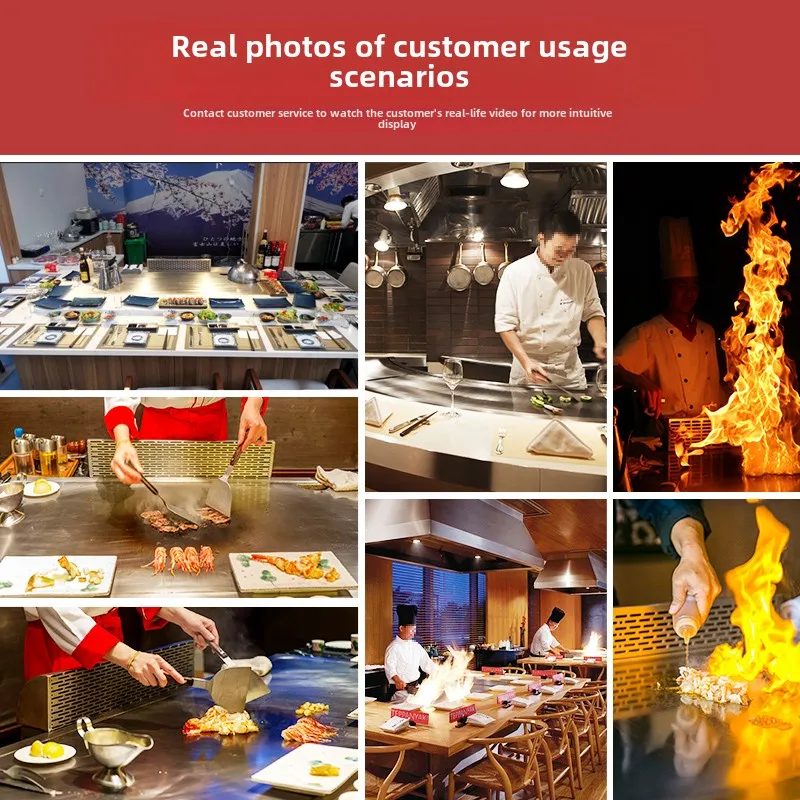 XL Teppanyaki Commercial High Power Electric Heating Electromagnetic Special-shaped Equipment Restaurant Electric Grilling 3
