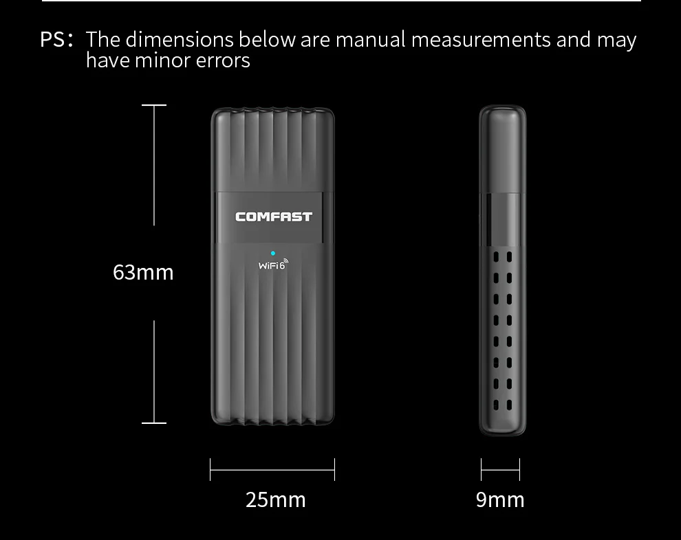 Adaptador USB Wifi6