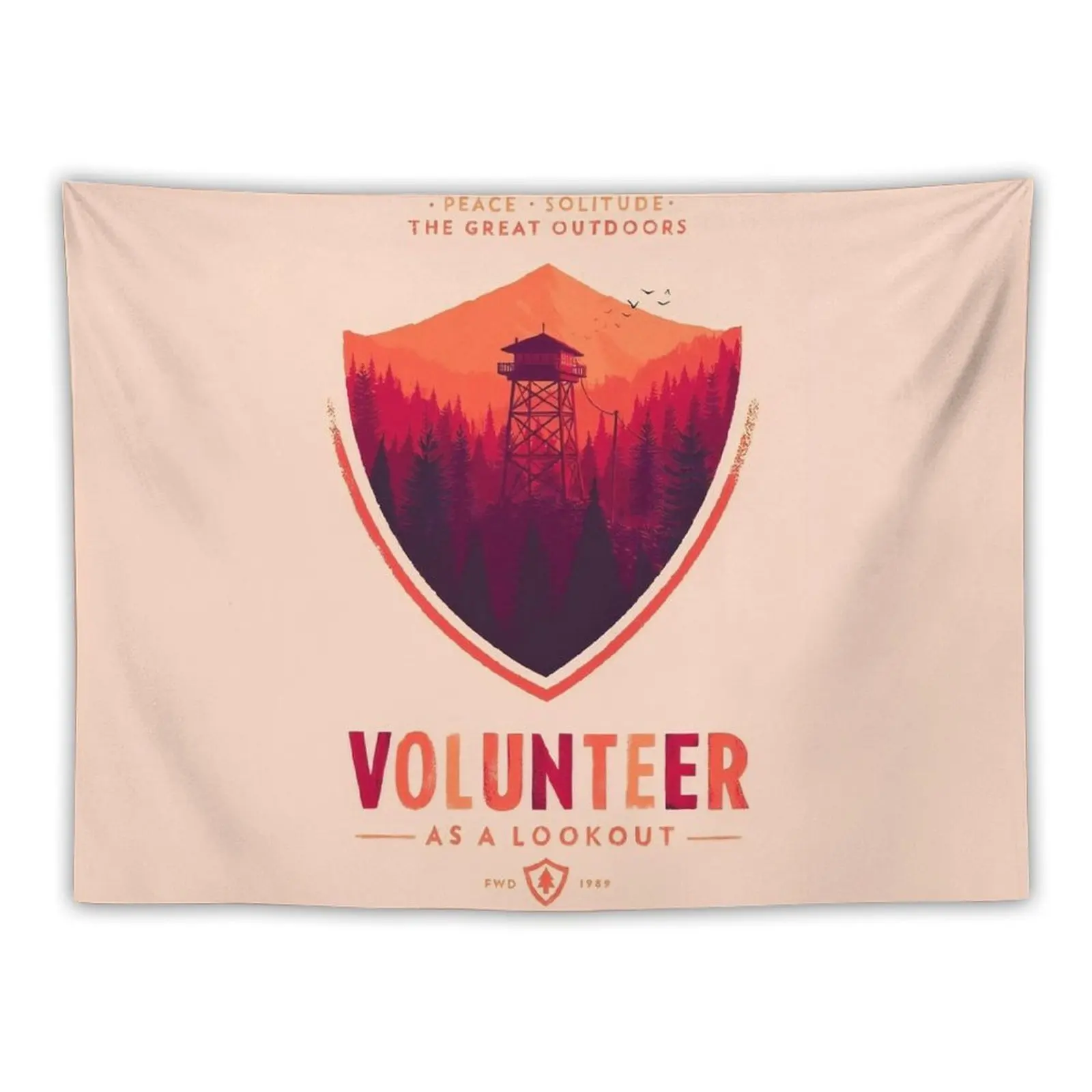

Volunteer as a Lookout Tapestry Outdoor Decoration Room Decoration Accessories Tapestry