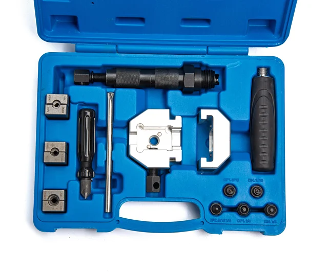 Wostore Kit d'outils de double évasement automatique en cuivre et aluminium  pour conduite de frein et tubes en laiton, évasements à 45 degrés :  : Auto