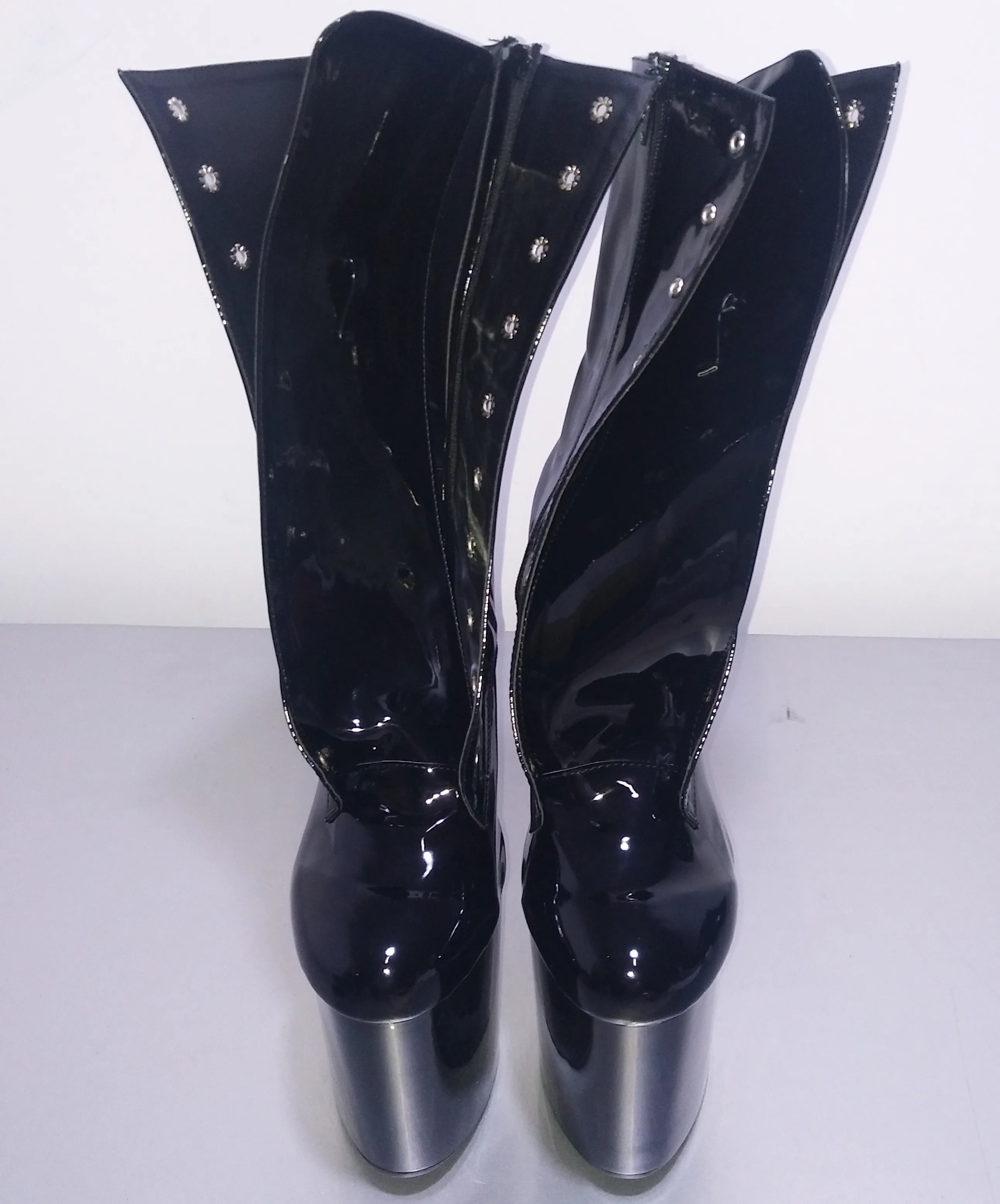 Models sexy 13-15-17cm super high heels, fashion soft leather color can be customized dance shoes , large size 34-46