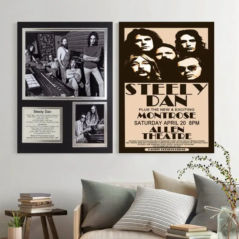 

Steely Dan Band Canvas Art Poster and Wall Art Picture Print Modern Family bedroom Decor Posters