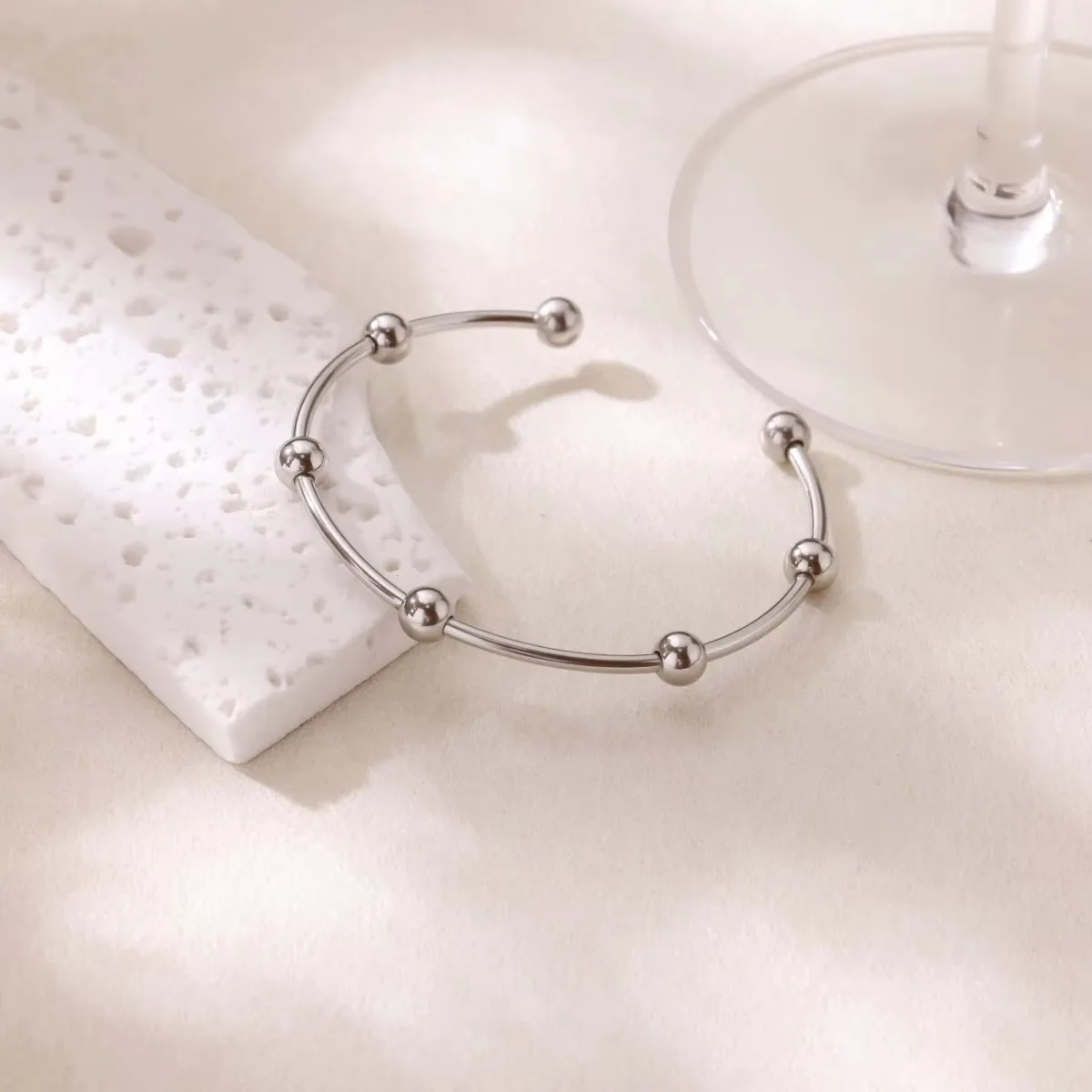 Stainless Steel Bangle Bracelets for Women