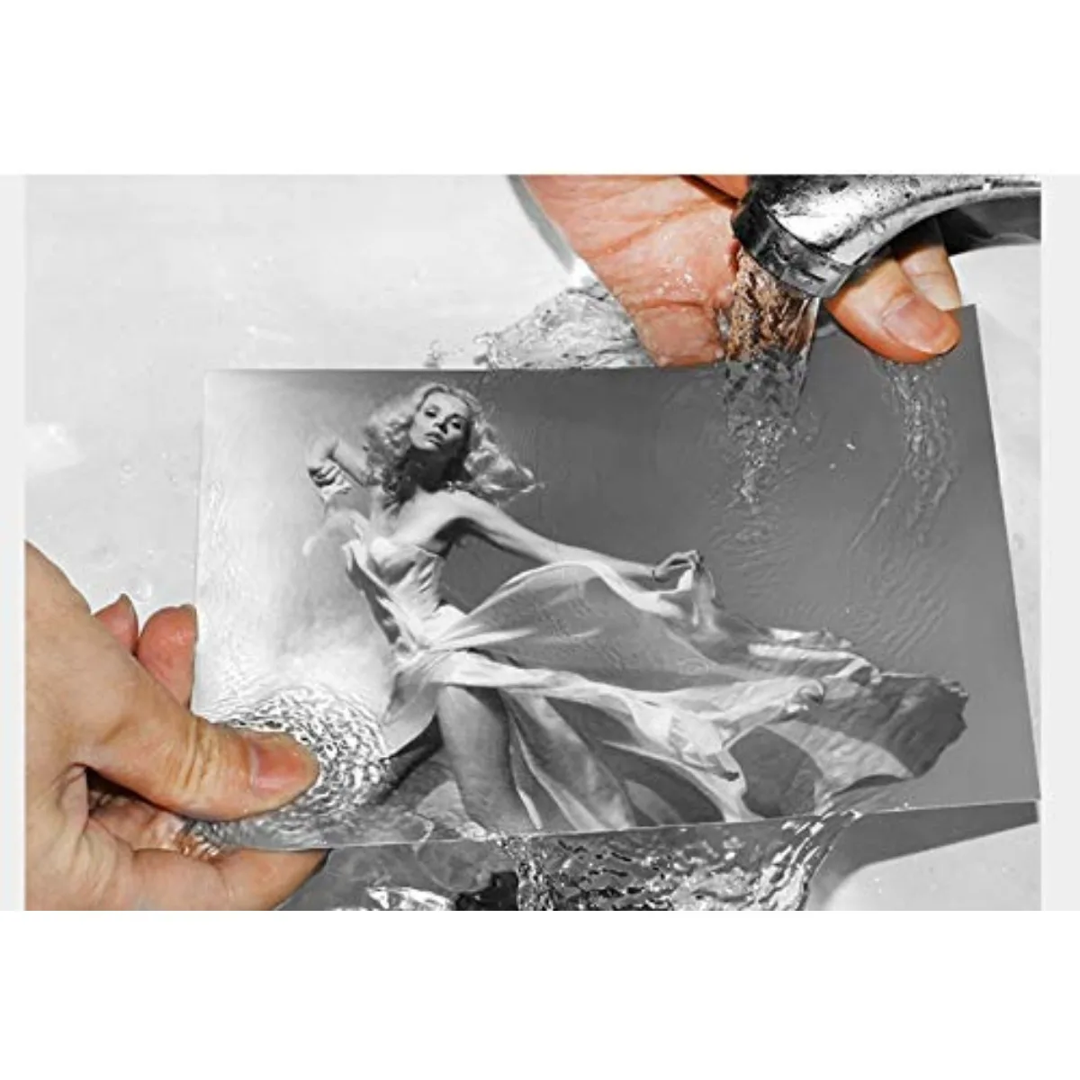 Grayscale HD Photo Thermal Printing Paper – 57x30mm, Compatible with Mini Instant Print Cameras, Clear & Long-Lasting Print