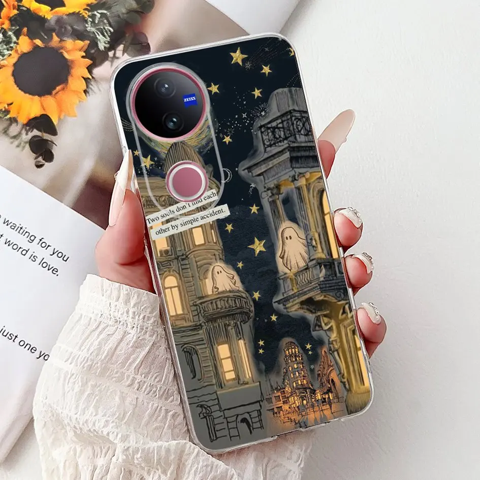 Luxury Marble Lion Soft Silicone Clear Bumper Case