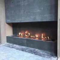 1800mm WiFi Control Ethanol Fireplace Customized Smart Fireplace Insert Indoor Burning Fireplace 1