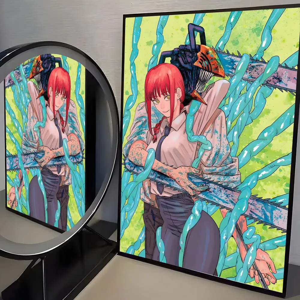 Waterproof HD Anime Art Poster - Self-Adhesive and Fade Resistant Wall Decor