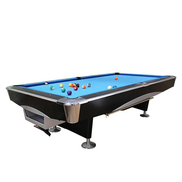 Sports Professional Nine Ball Billiards 9Ft Tournament Slate Solid Wood Billiard Competition Pool Table