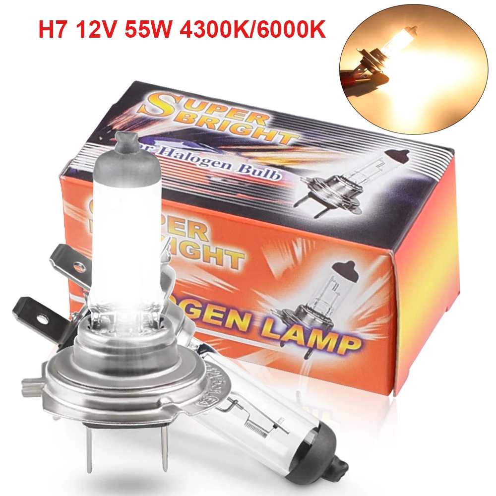 H712V55W4300KHalogenCarLightBulbLampCarsLightBulbs4300k