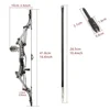 1set Archery Mini Compound Bow 16.4inch 16lbs Bow and Arrows Set for Outdoor/Indoor Toy Gift Entertainment Pocket Shooting Bows 2