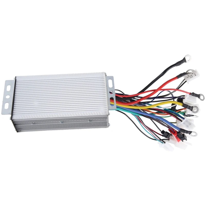 1 Piece 48V 60V 64V 72V 1000W 1500W Electric Controller 12 Tube Dual Mode E-Bike Brushless Controller Silver electric bike controller