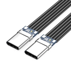 Ultra - Durable USB C Cable - Powerful 20W Fast Charging, High - Speed 480Mbps Data Transfer, Flexible with Multiple Length Options - 5cm (Double straight head)