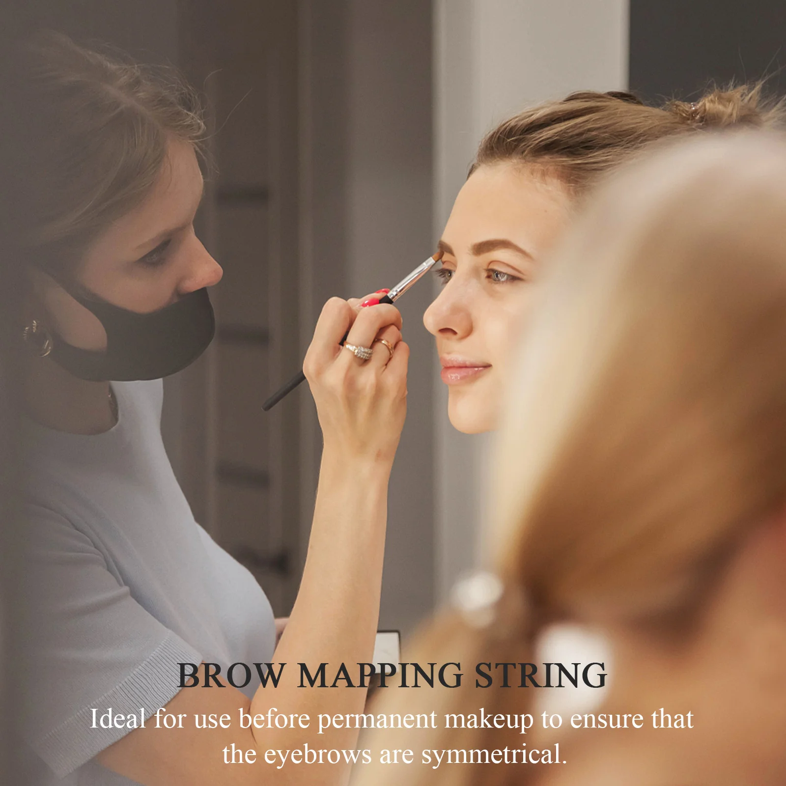 Augenbrauen Lineal Für Microblading – Aus Kunststoff, 3 Schablonen-Typen, Tragbar, Für Perfekte Brauen-Form
