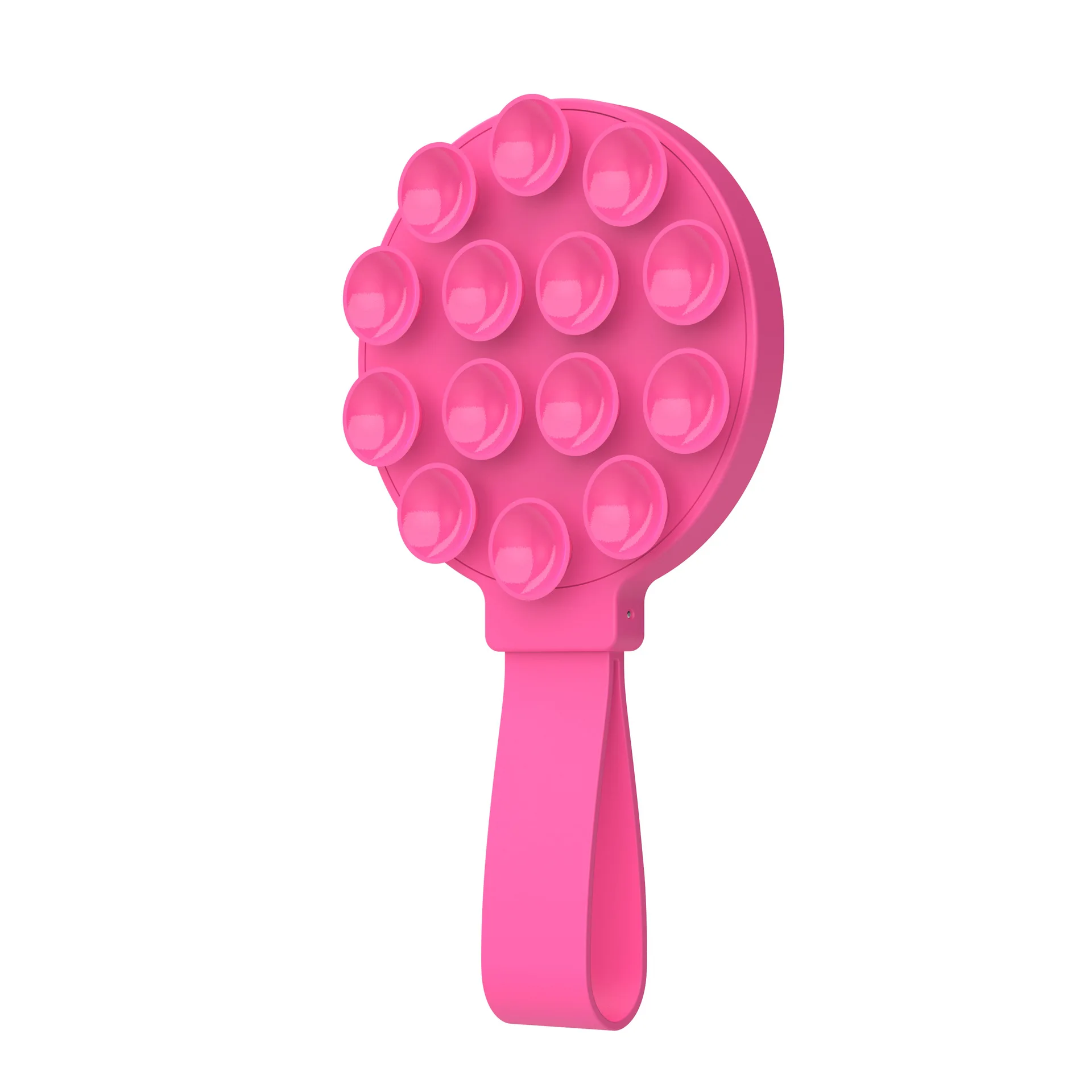 Magnetic Suction Cup Phone Mount with Silicone Grip Holder