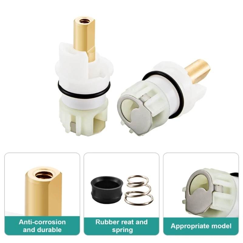 Faucet Cartridge Faucet Stem Replacement RP25513 Faucet Stem Assembly Spare Part Replaces for Delta