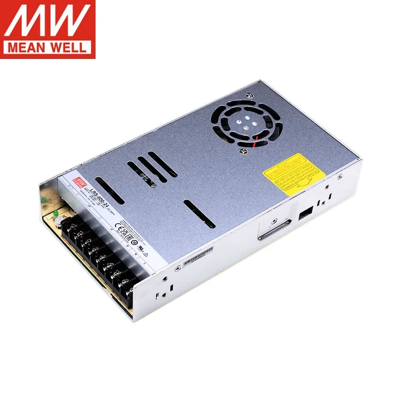 Mean Well LRS-600-24 meanwell 24V/25A/600W DC, Интернет-магазин импульсных блоков питания с одним выходом