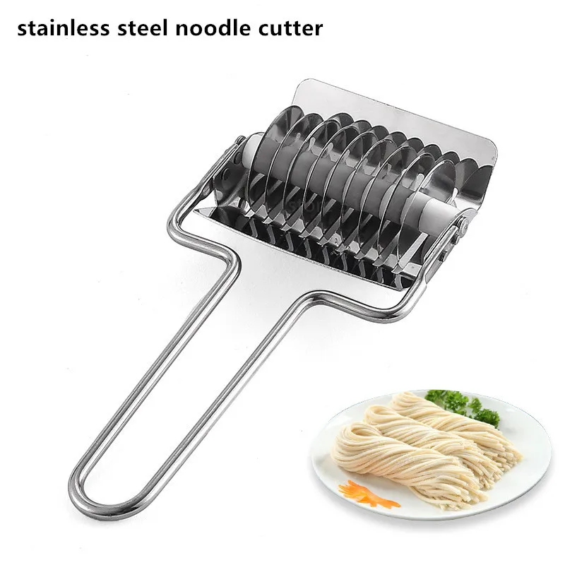 Kitchen Dough Noodle Cutter Stainless Steel Multifunction Vegetables Handmade Pasta Tools Cutter Kitchen Gadgets