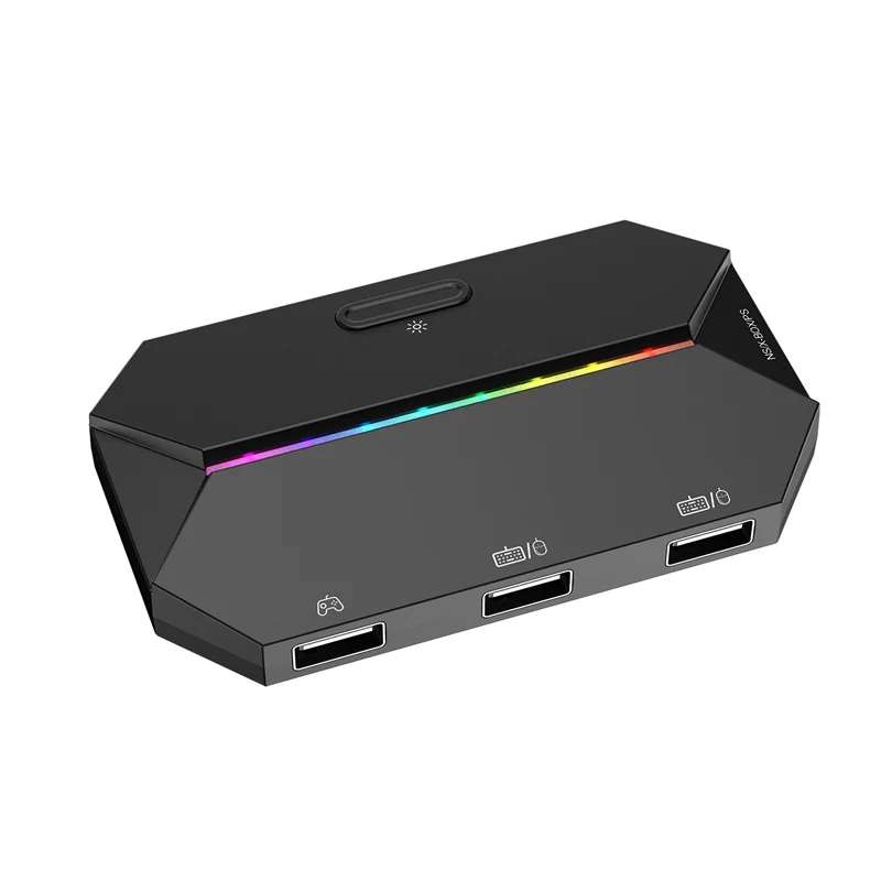 G6L Enduring Practical Parts Components Gaming Keyboard Mouse Converter Portable Wired Mobile Controller Adapter