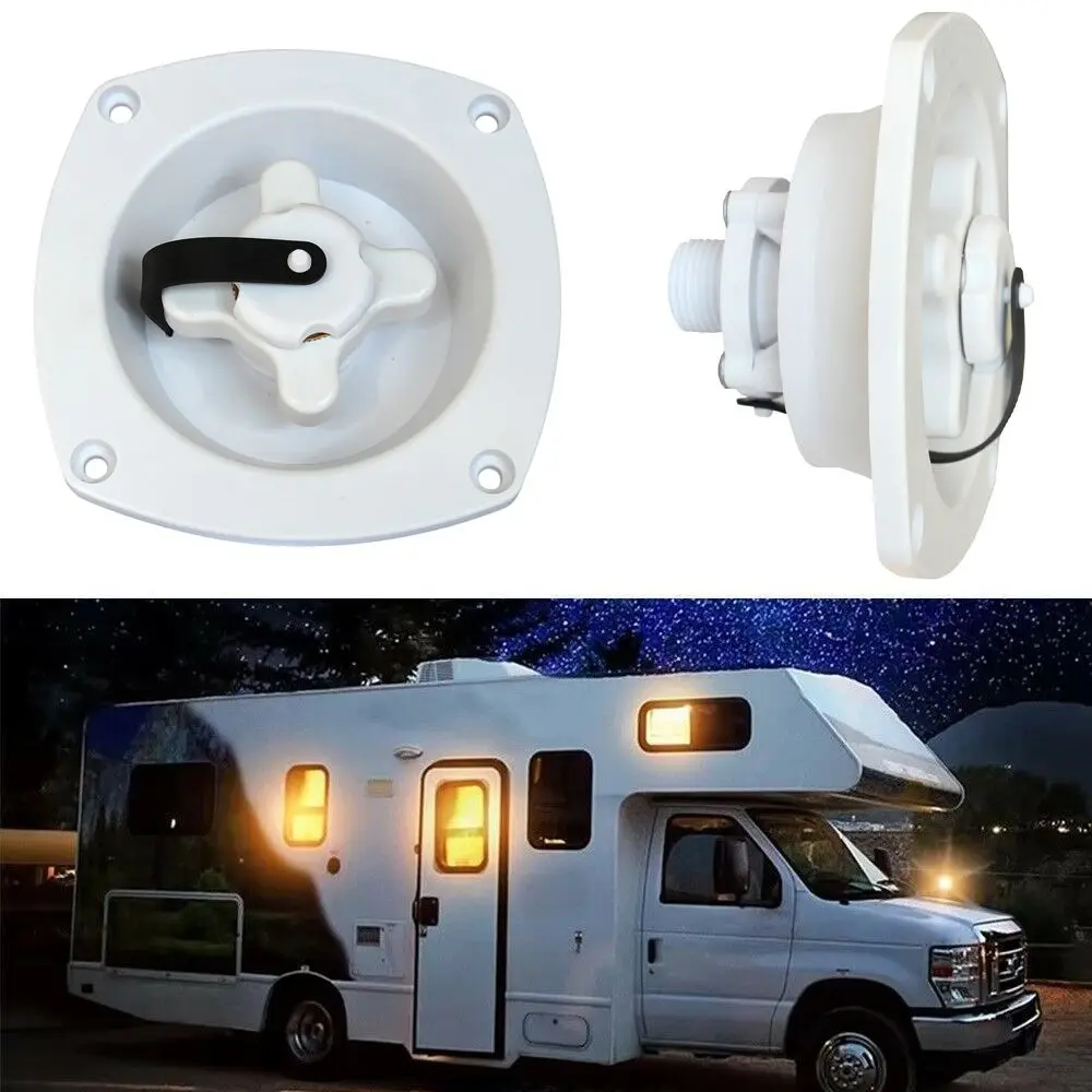 

Retrofit Boat RV City Trailer Gravity One-way Water Fill Inlet Check Valve