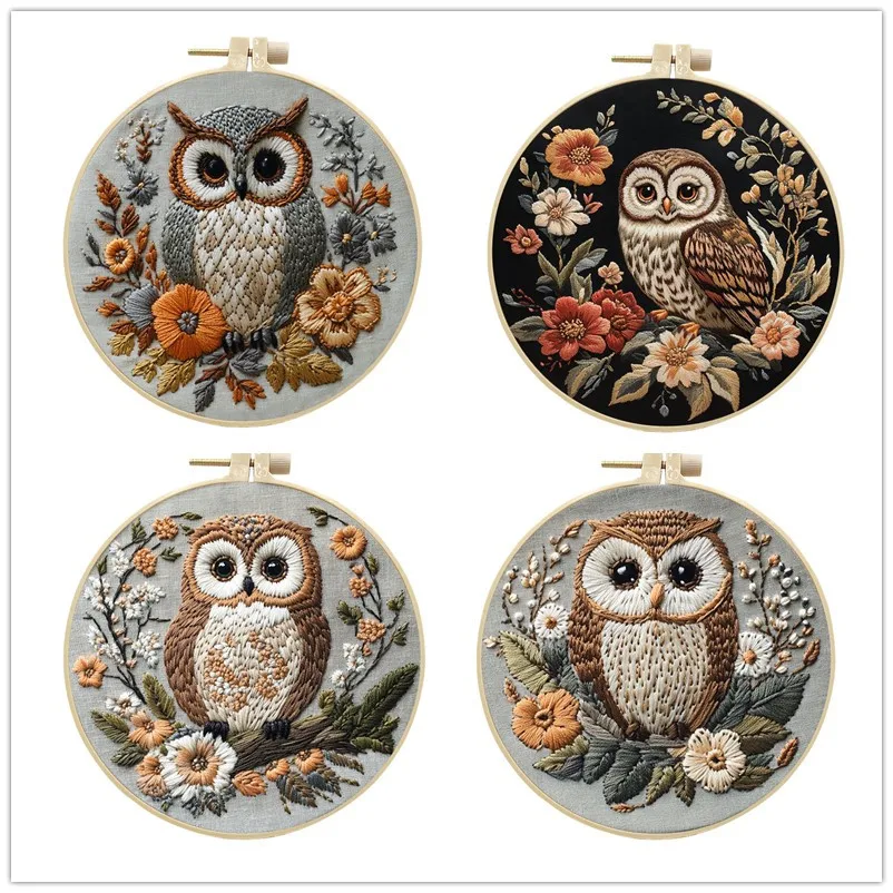 Owl Embroidery Starter Kit 4