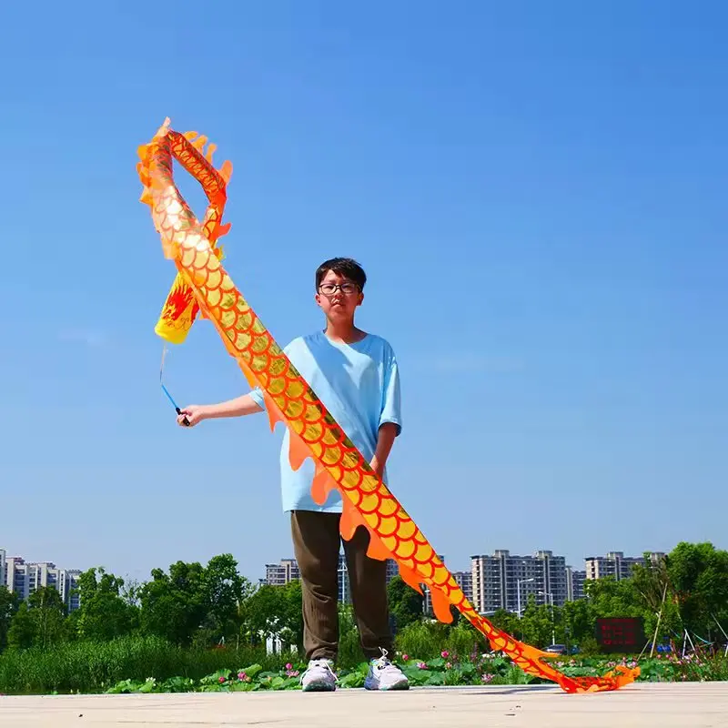 Spare Parts Of Hula Diabolos Chinese Pole Swing Golden Scale Dragon And Phoenix (Kongzhu Long He Feng)