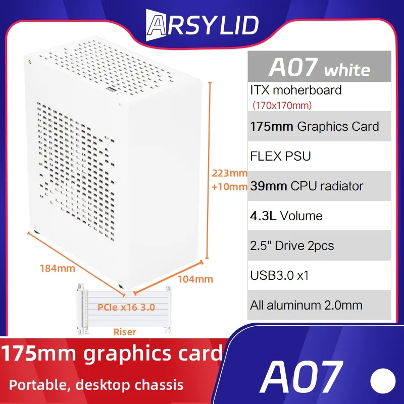 A39 White PCIe 3.0