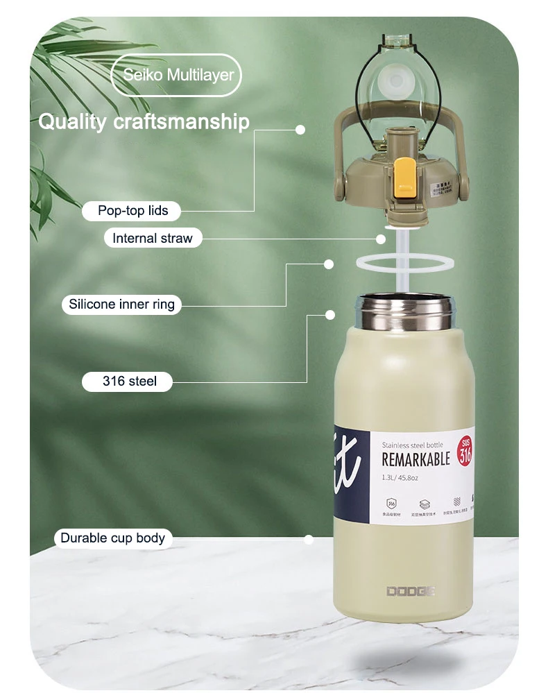 ޴ º 304 θ ƿ ,    öũ,  Һ,   ӱ, 1300 ml, 1700ml