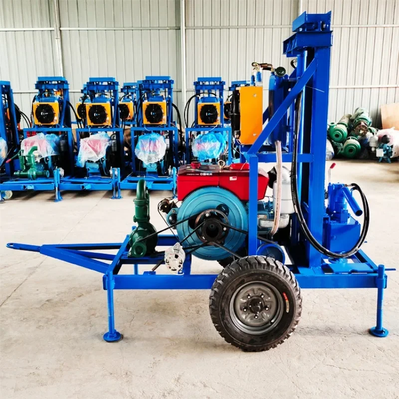 

Small Portable Diesel Hydraulic Water Well Drilling Drill Rig Drilling Rig for Water Well