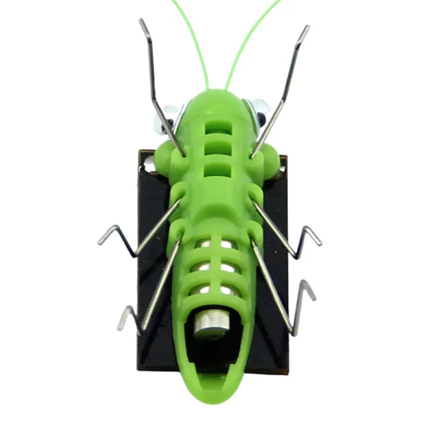 Wholesale Solar Grasshopper Insect Bug Moving Toy Lovely Funny Mini Solar Toy Insect Teaching Fun Gadget Toy Gift 6
