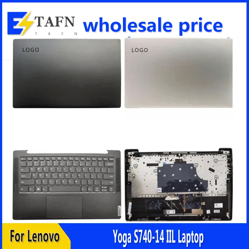 

New Original For Lenovo Yoga S740-14 IIL Laptop LCD Back Cover Front Bezel Upper Palmrest Bottom Base Case Keyboard Hinges
