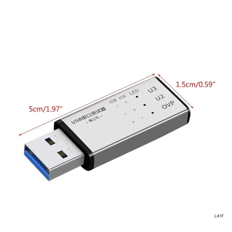 효율적인 테스트를 위한 컬러 LED 디스플레이를 갖춘 USB 테스터 USB2.0 USB3.0 멀티미터