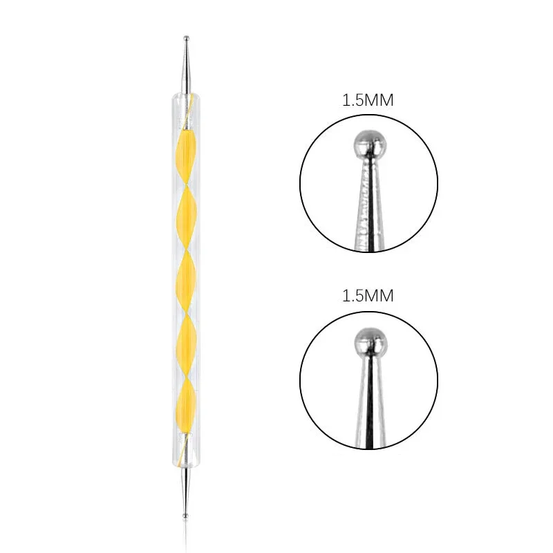 Spiral Rod Nail Art Dotting and Painting Pen - DIY Manicure Tool