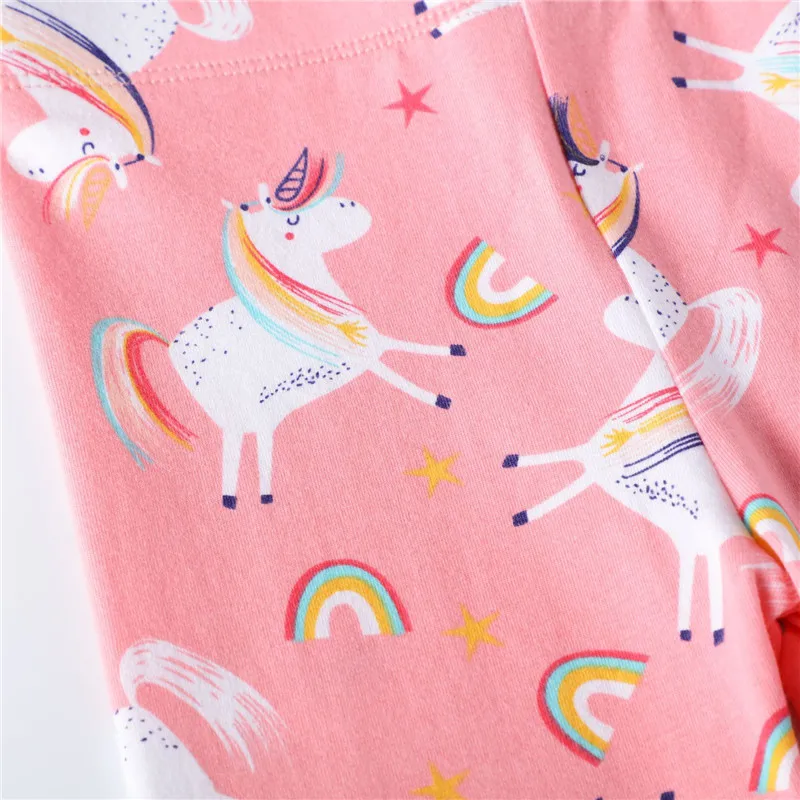 Girl Leggings Girl Skirt Trousers Kids Tights Jumping Meters 2-7T Unicorn Baby Girls Leggings Pants Kids Skinny Trousers Full Length Pants