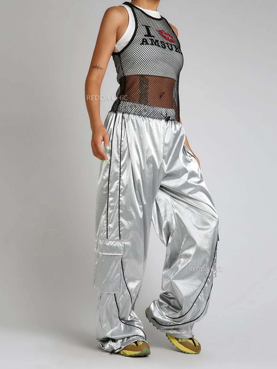 【SATIIIZ】Ronder Brushed Parachute Pants SATIIIZ】Ronder Brushed Parachute Pants (SATiiiZ/パンツ