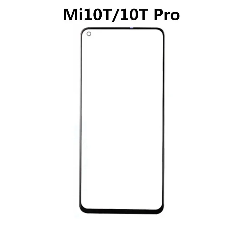 Front Glass For Xiaomi Mi 14 13T 13 12T 11i 11X Pro 11T 10T 12 Lite Touch Screen LCD Display Out Panel Cover Repair Part + OCA