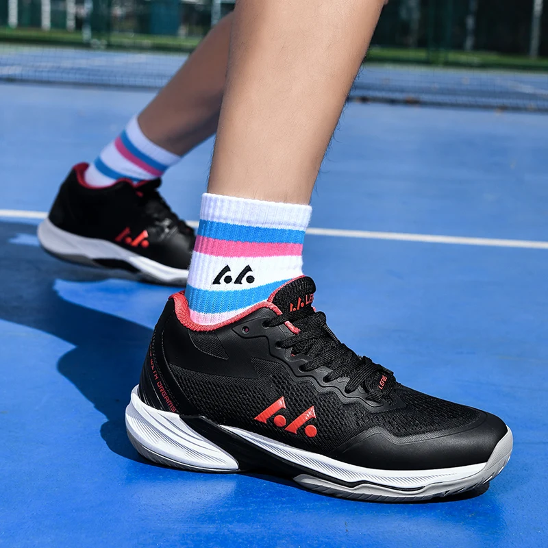 New Volleyball Shoes Non Slip Training Tennis Sneakers Breathable Volleyball Sneakers Shock-Absorbant Outdoor