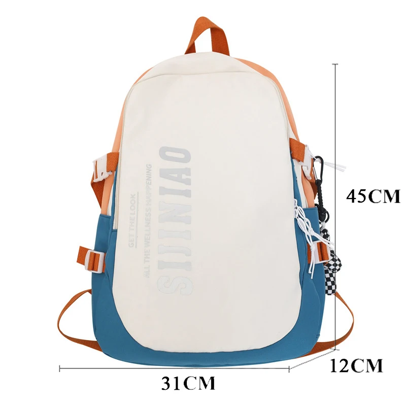 Women Backpack Fashion High Capacity Student Bookbag Laptop Rucksack Teens Girls Waterproof Schoolbag Travel Mochila